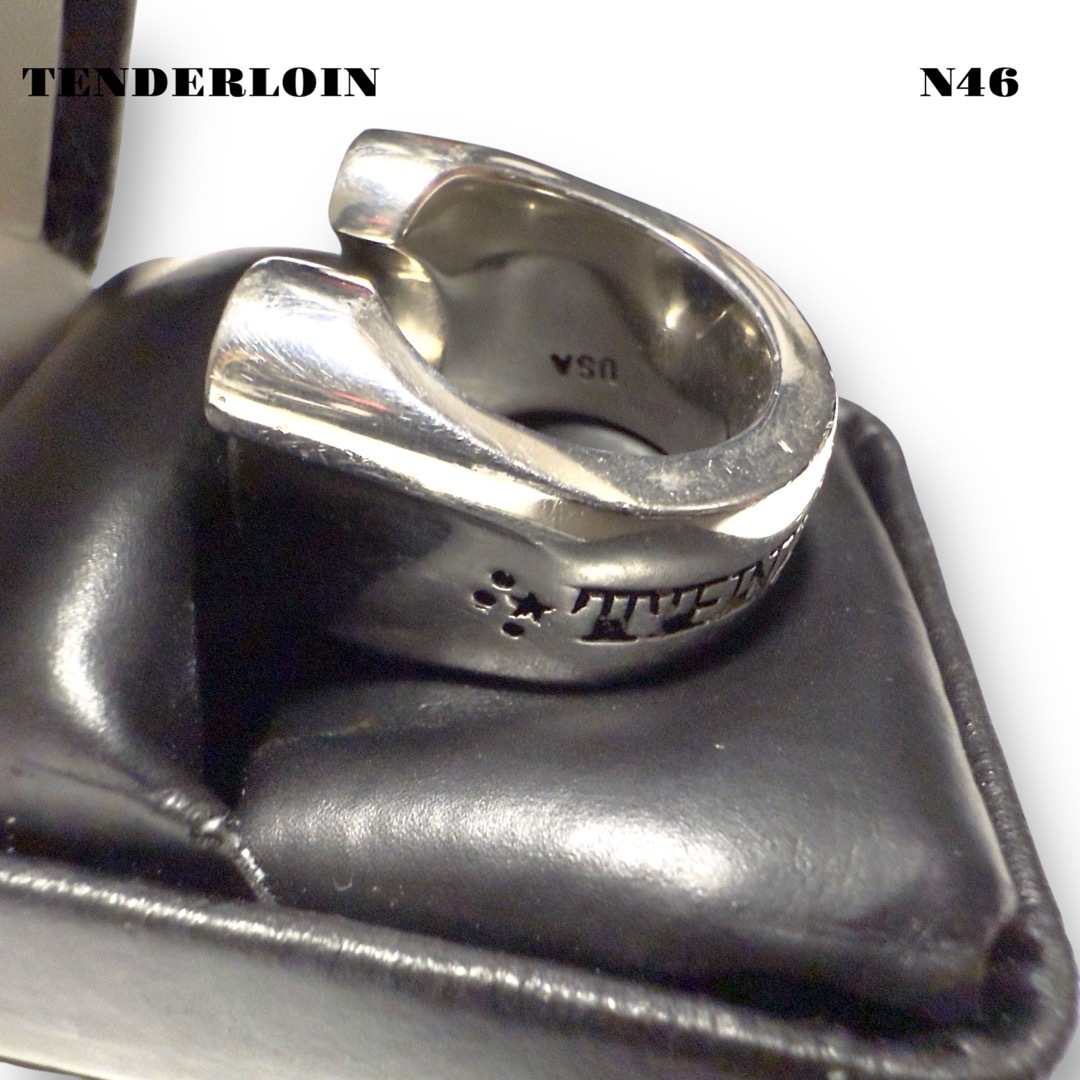 TENDERLOIN - 人気品! TENDERLOIN ホース シュー リング ダイヤ TENDERLOIN - 人気品! TENDERLOIN ホース シュー リング ダイヤ