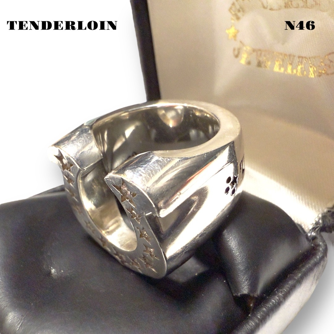 TENDERLOIN - 人気品! TENDERLOIN ホース シュー リング ダイヤ TENDERLOIN - 人気品! TENDERLOIN ホース シュー リング ダイヤ
