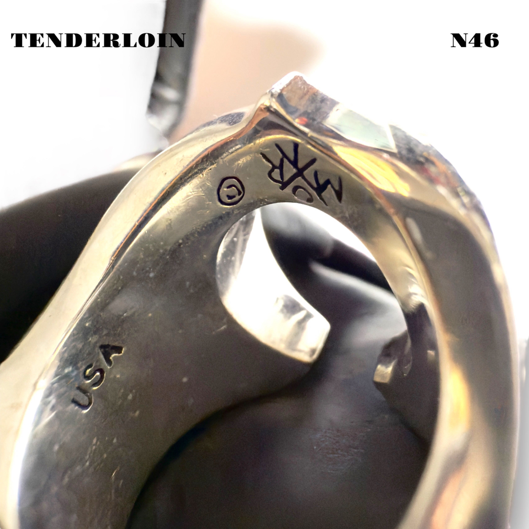 TENDERLOIN - 人気品! TENDERLOIN ホース シュー リング ダイヤ TENDERLOIN - 人気品! TENDERLOIN ホース シュー リング ダイヤ