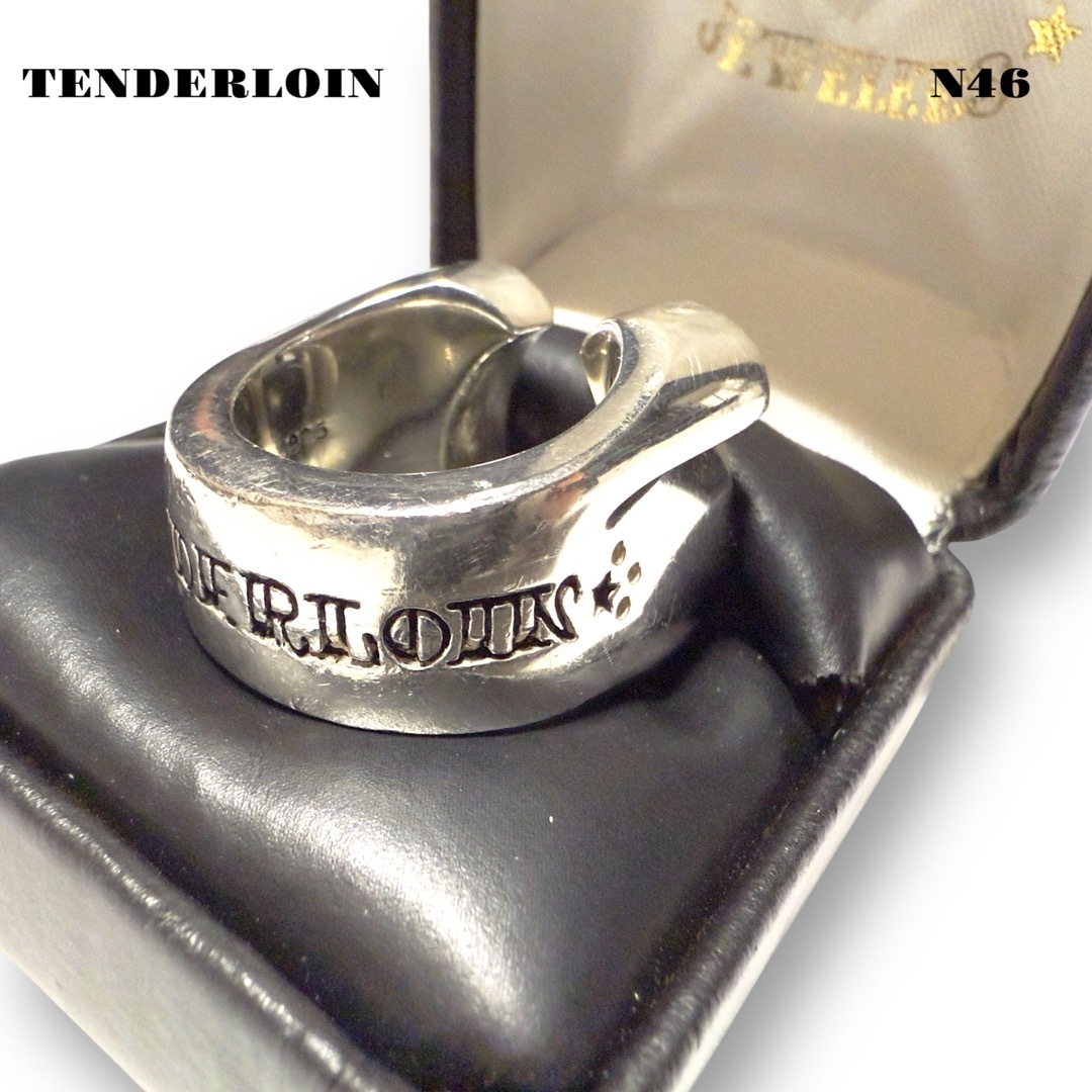 TENDERLOIN - 人気品! TENDERLOIN ホース シュー リング ダイヤ TENDERLOIN - 人気品! TENDERLOIN ホース シュー リング ダイヤ