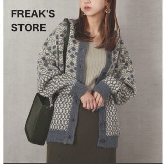 FREAK'S STORE - フリークスストア クルーネック カーディガンセーター 2wayニット