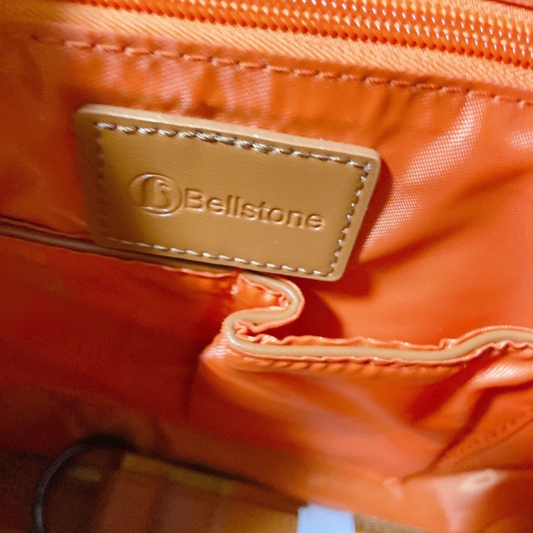 ❤️1点限り❤️Bellstone メンズ ボストンバッグ キャメル ❤️1点限り❤️Bellstone メンズ ボストンバッグ キャメル