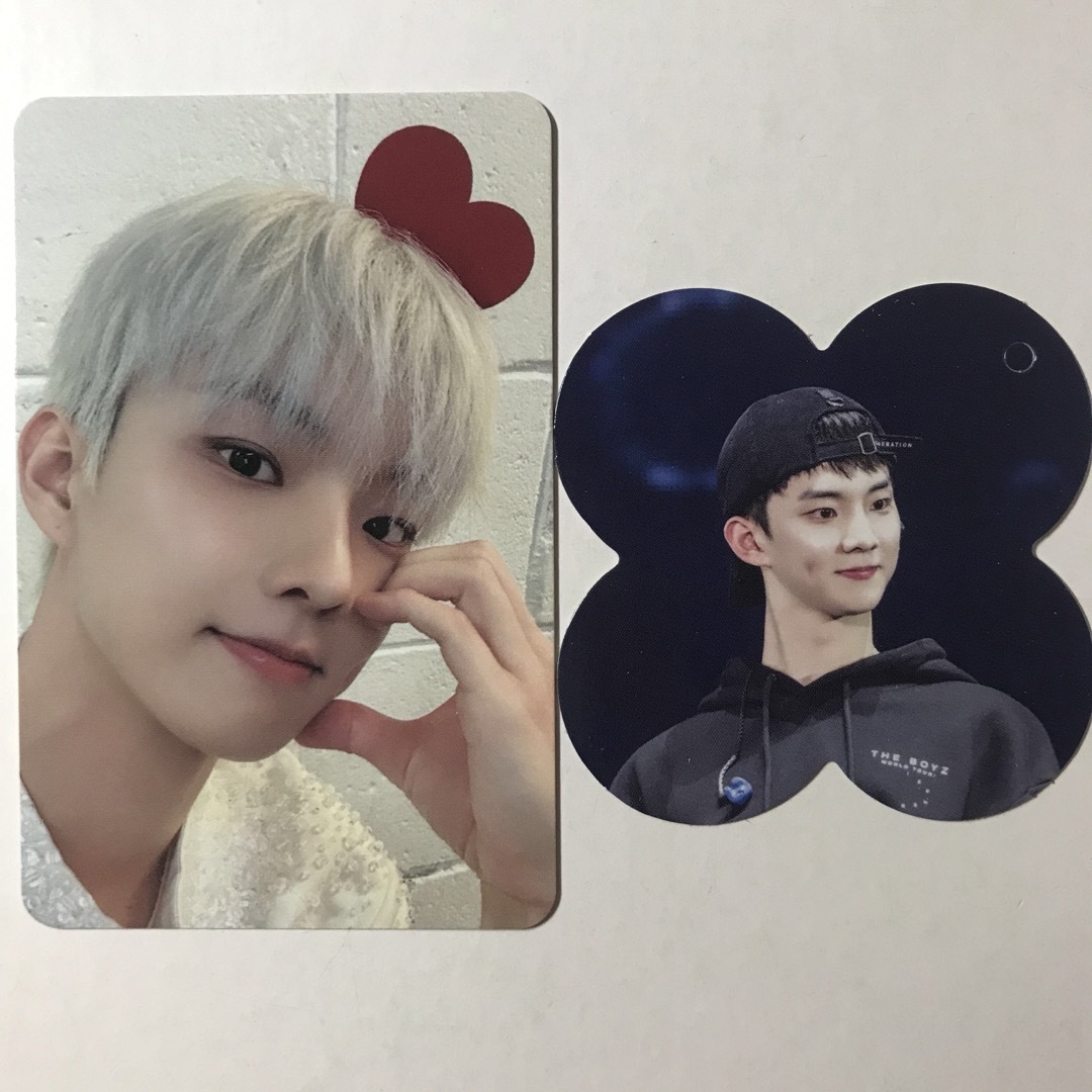 THE BOYZ トレカ+タグ キュー エンタメ/ホビーのCD(K-POP/アジア)の商品写真