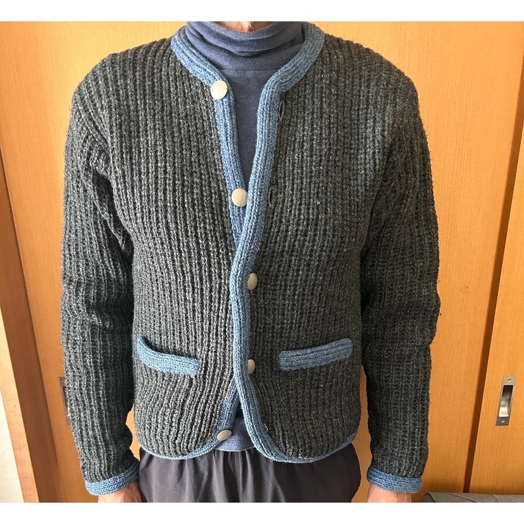 シェトランドウール100% カーディガン メンズ university shop シェトランドウール100% カーディガン メンズ university shop