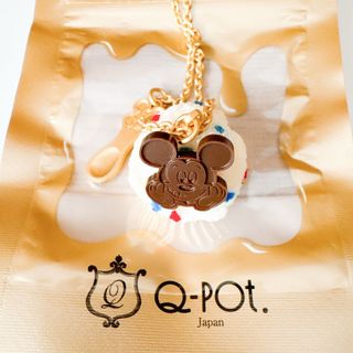 Q-pot.×ダッフィーコラボ クッキーサンドネックレス Disney 薄かっ Q-pot.×ダッフィーコラボ クッキーサンドネックレス Disney 薄かっ