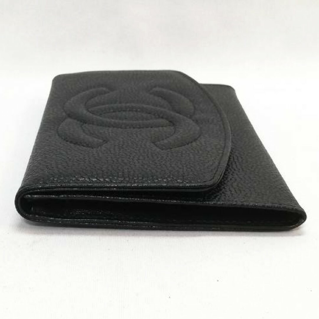 CHANEL(シャネル) キャビアスキン コインケース 二つ折り財布 CHANEL(シャネル) キャビアスキン コインケース 二つ折り財布