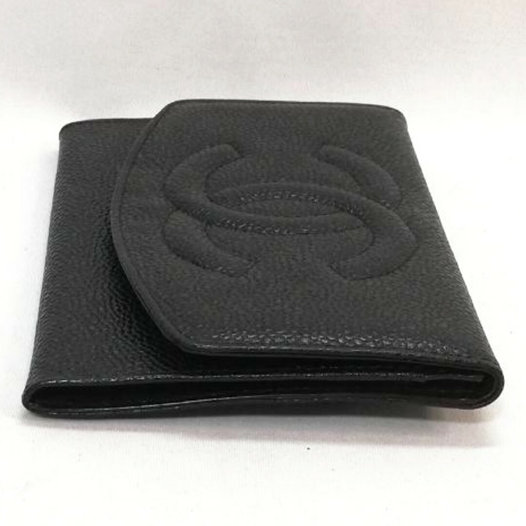 CHANEL(シャネル) キャビアスキン コインケース 二つ折り財布 CHANEL(シャネル) キャビアスキン コインケース 二つ折り財布
