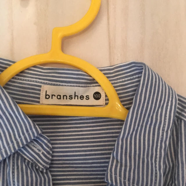Branshes(ブランシェス)のブランシェス♡刺繍シャツ キッズ/ベビー/マタニティのキッズ服女の子用(90cm~)(ブラウス)の商品写真