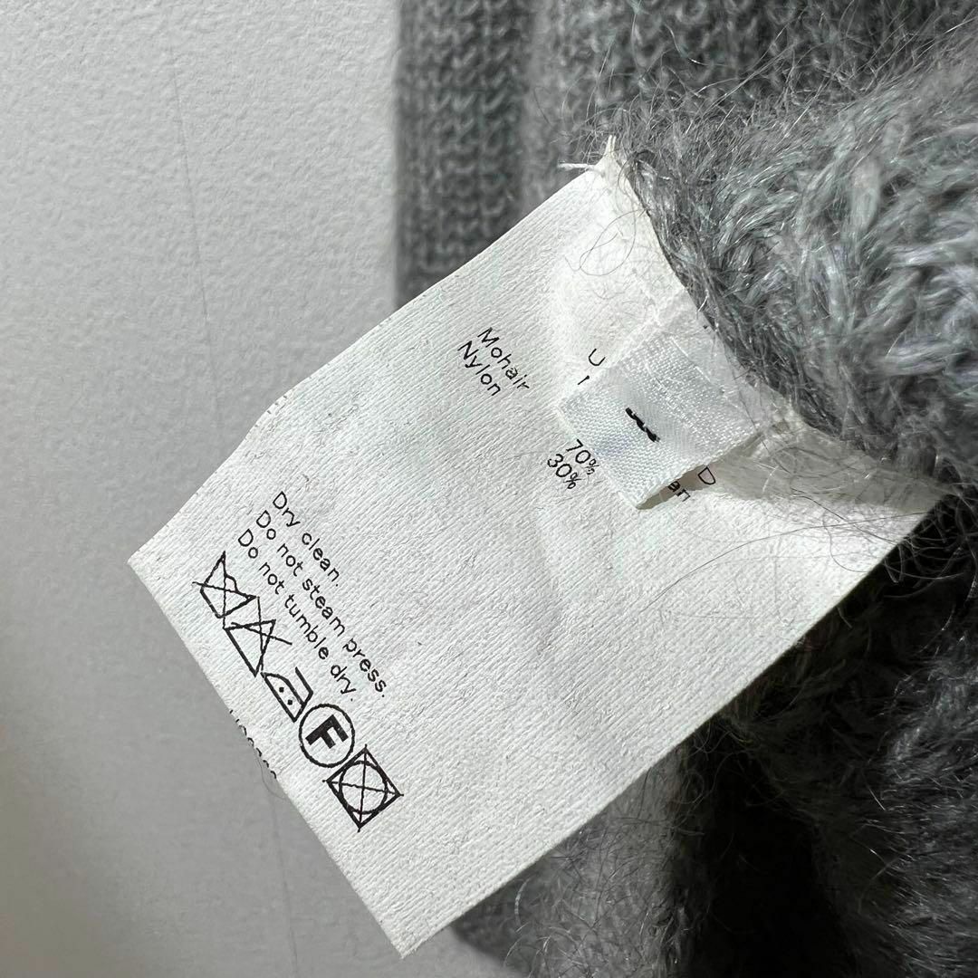 UNUSED - 極美品 UNUSED タートルネック モヘヤ スリット ニット UNUSED - 極美品 UNUSED タートルネック モヘヤ スリット ニット