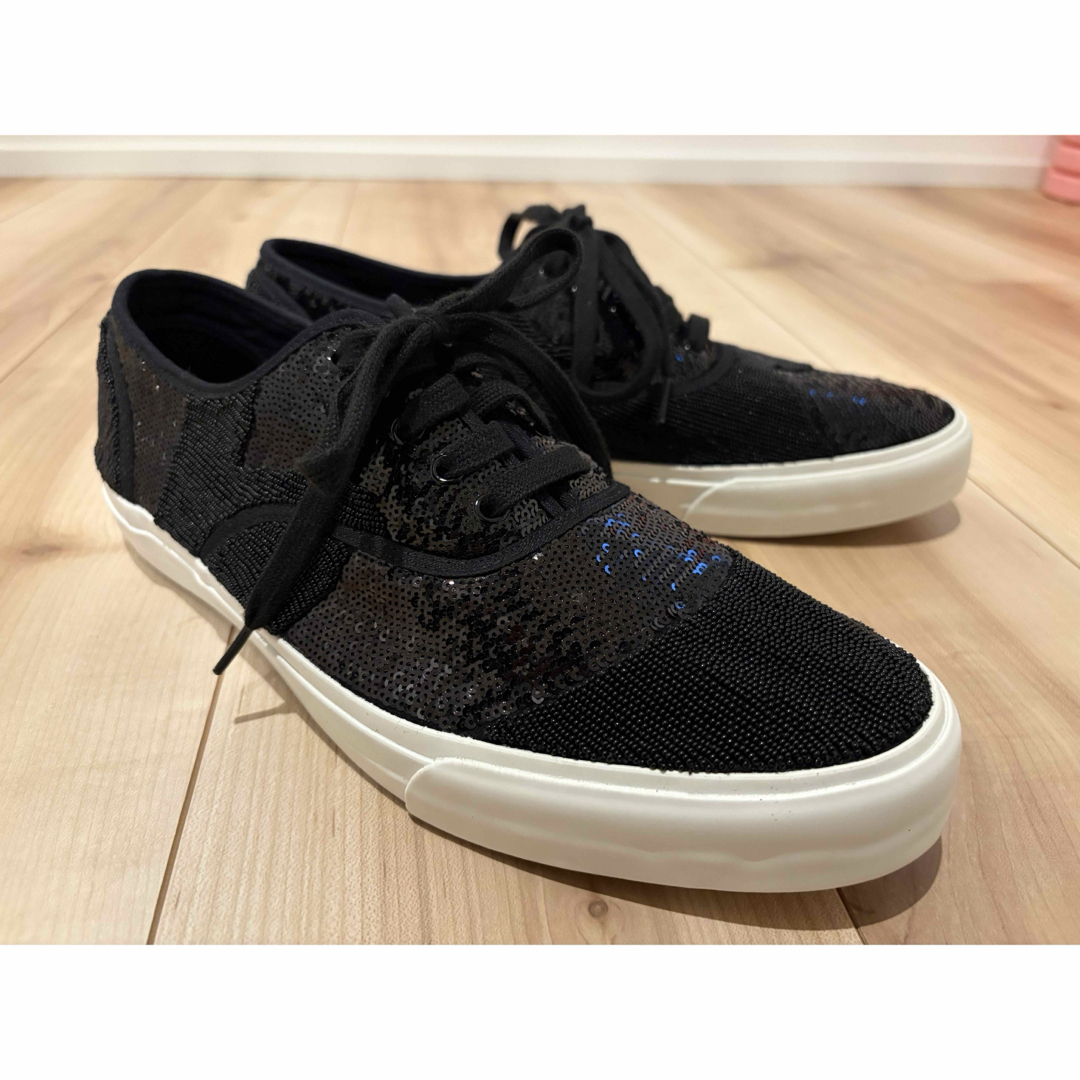 超激レア undercover スニーカー ビーズ刺繍デッキシューズ 超激レア undercover スニーカー ビーズ刺繍デッキシューズ
