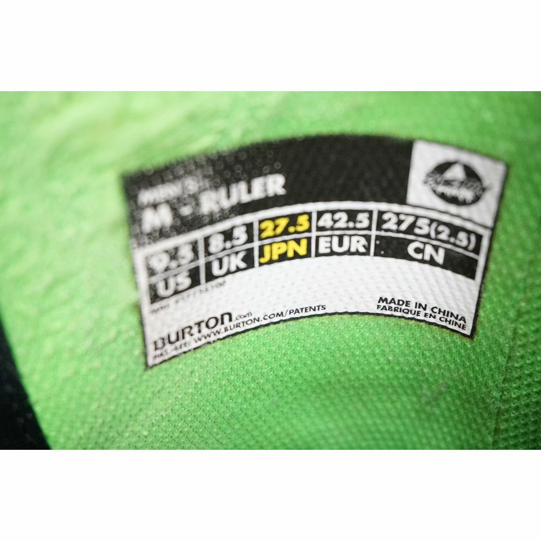 BURTON - BURTON バートンブーツ M-RULERルーラーアジアン BURTON - BURTON バートンブーツ M-RULERルーラーアジアン