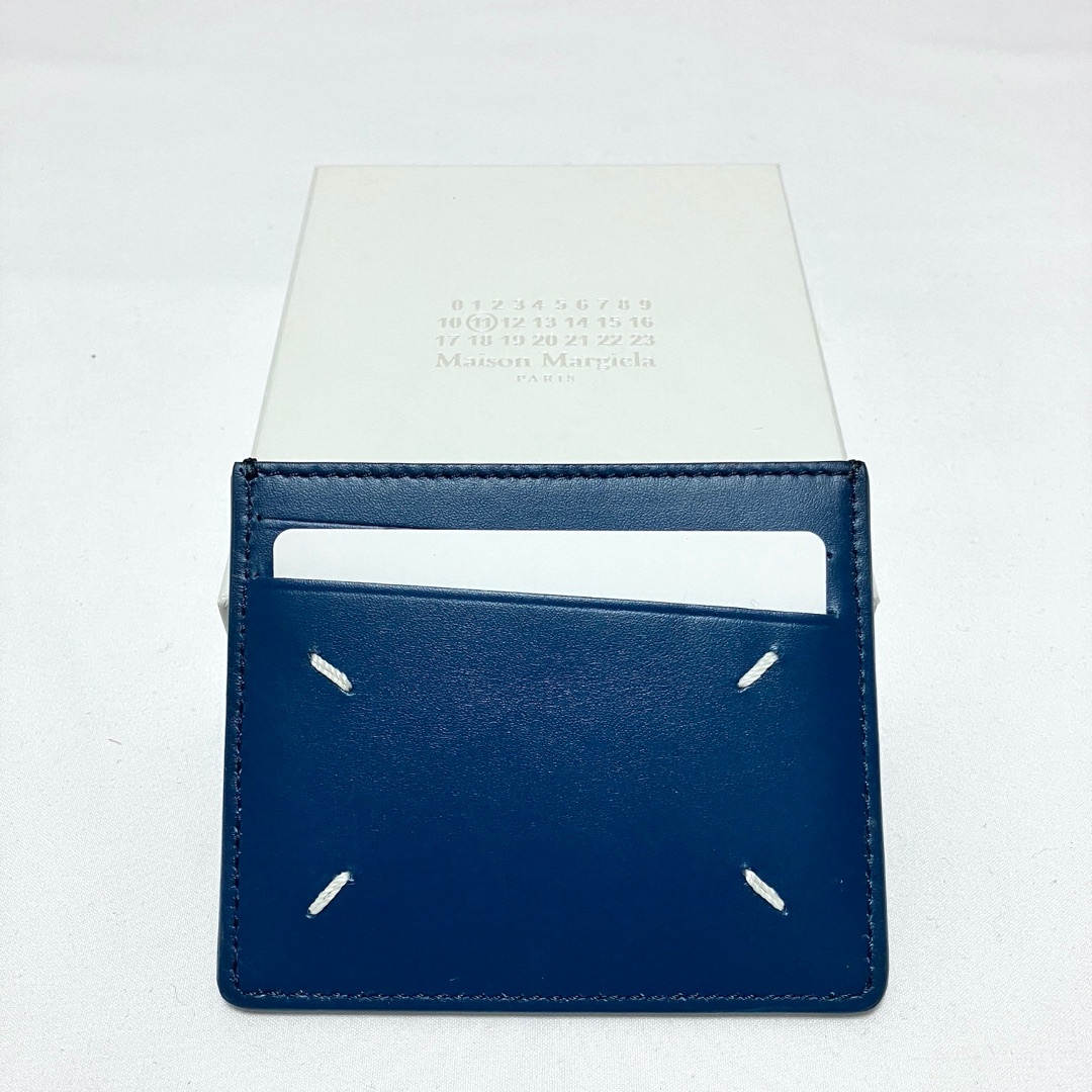 Maison Margiela（旧Maison Martin Margiela） - 新品 22ss マルジェラ カード入れ 定期入れ パスケース ネイビー 6868