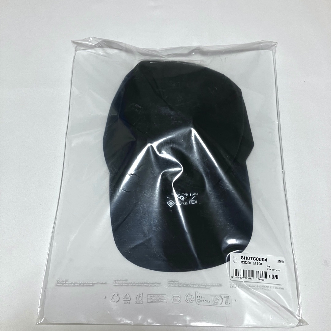 本物品質の Salomon 24aw 新品 - MM6 マルジェラ 7087の 黒 キャップ コラボ 帽子