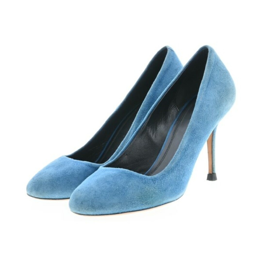 CELINE セリーヌ パンプス EU36(22.5cm位) 青 【古着】 CELINE セリーヌ パンプス EU36(22.5cm位) 青 【古着】