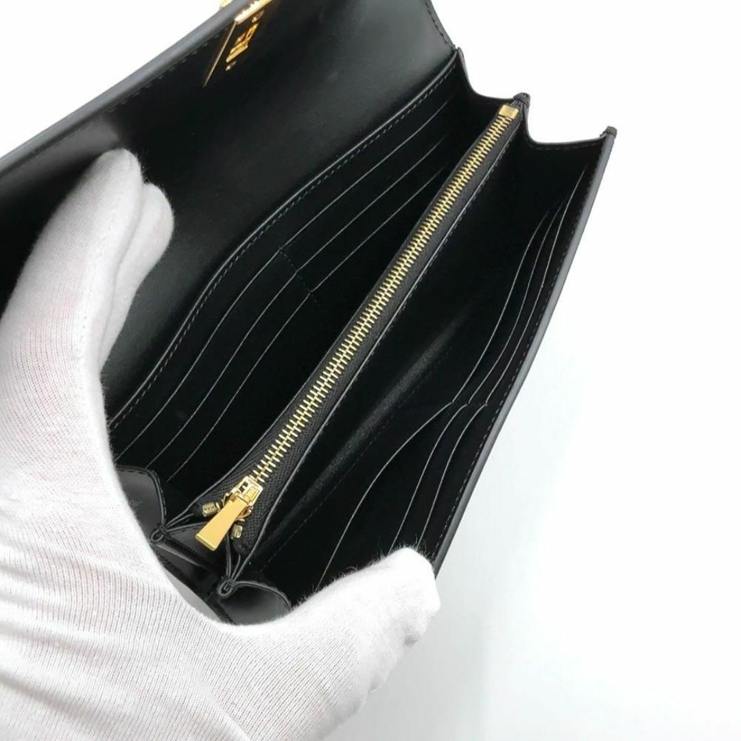 ◇セリーヌ◇シャイニーカーフスキン/ラージウォレット/16/長 ◇セリーヌ◇シャイニーカーフスキン/ラージウォレット/16/長