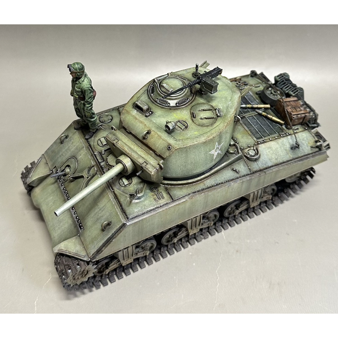 TAMIYA - 完成品☆ タミヤ 1/35 シャーマン ジャンボの通販 by TAMIYA - 完成品☆ タミヤ 1/35 シャーマン ジャンボの通販 by
