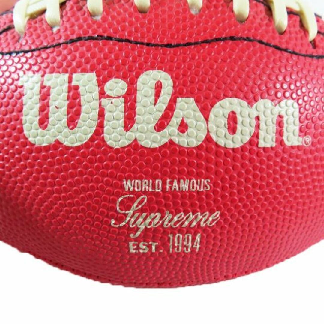 10AW シュプリーム SUPREME × Wilson アメフトボール レッド 10AW シュプリーム SUPREME × Wilson アメフトボール レッド