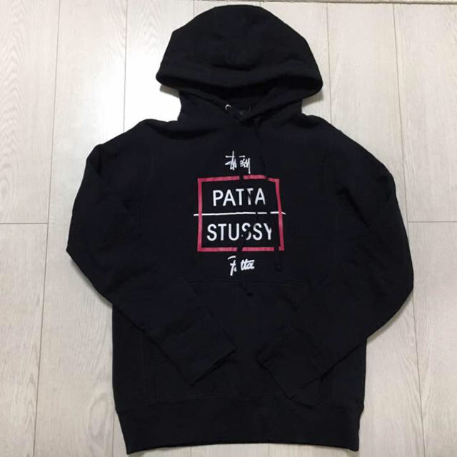 Stussy Patta プルオーバー　パタ 　ダブルネーム　フーディー　コラボ