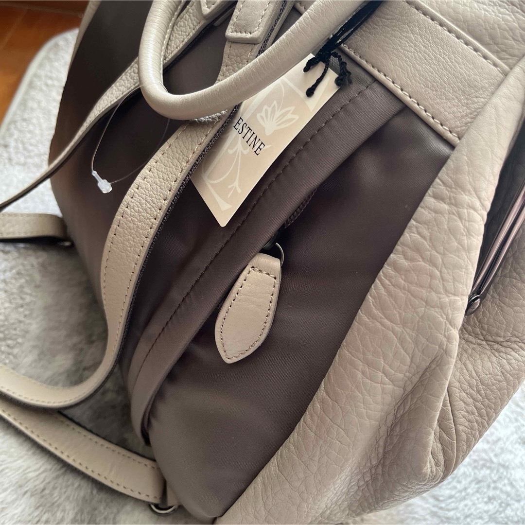 ESTINE エスティーヌ フィール がま口 リュック牛革 本革 ESTINE エスティーヌ フィール がま口 リュック牛革 本革