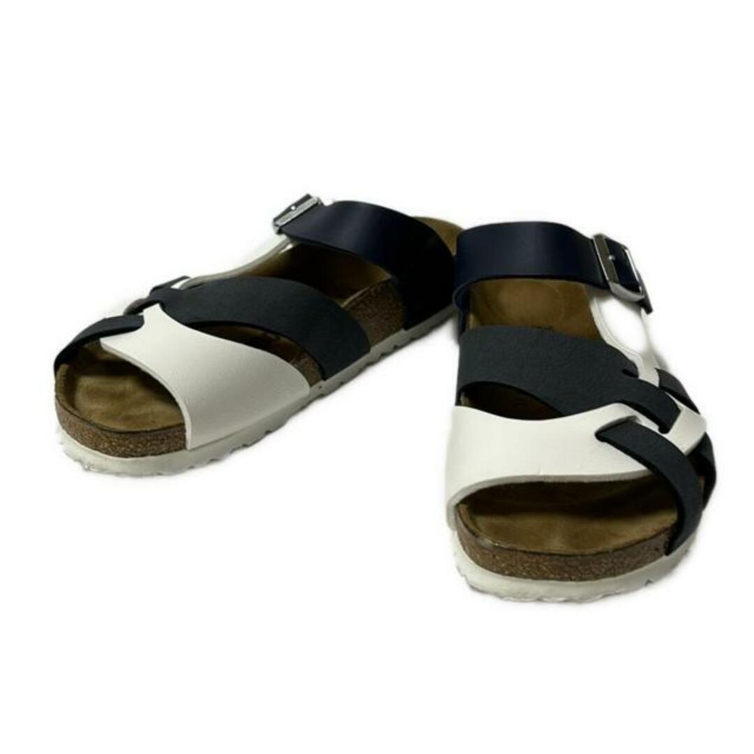 BIRKEN STOCK(ビルケンシュトック) サンダル 38 レディース - 白 BIRKEN STOCK(ビルケンシュトック) サンダル 38 レディース - 白