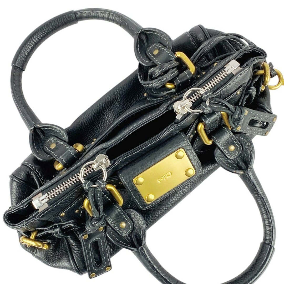 美品 クロエ 賄っ Chloe ミニパディントン バッグ 黒 美品 クロエ 賄っ Chloe ミニパディントン バッグ 黒