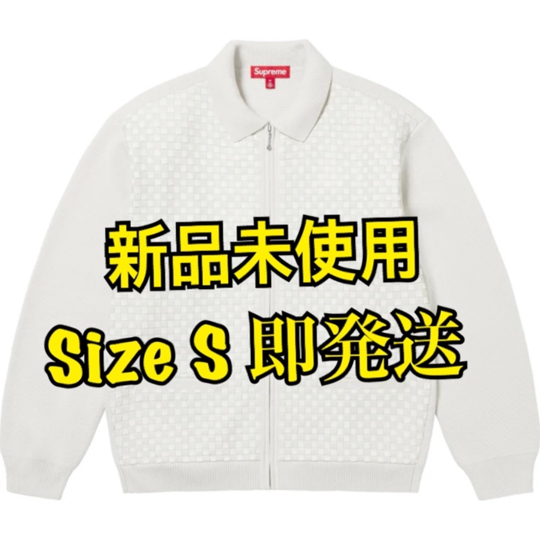 Supreme - Supreme Woven Leather Zip Up Cardiganの通販 by Supreme - Supreme Woven Leather Zip Up Cardiganの通販 by