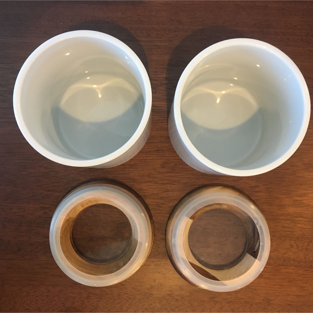 IKEA(イケア)の【最終値下げ】 IKEA イケア　キャニスター　陶器 インテリア/住まい/日用品のキッチン/食器(容器)の商品写真