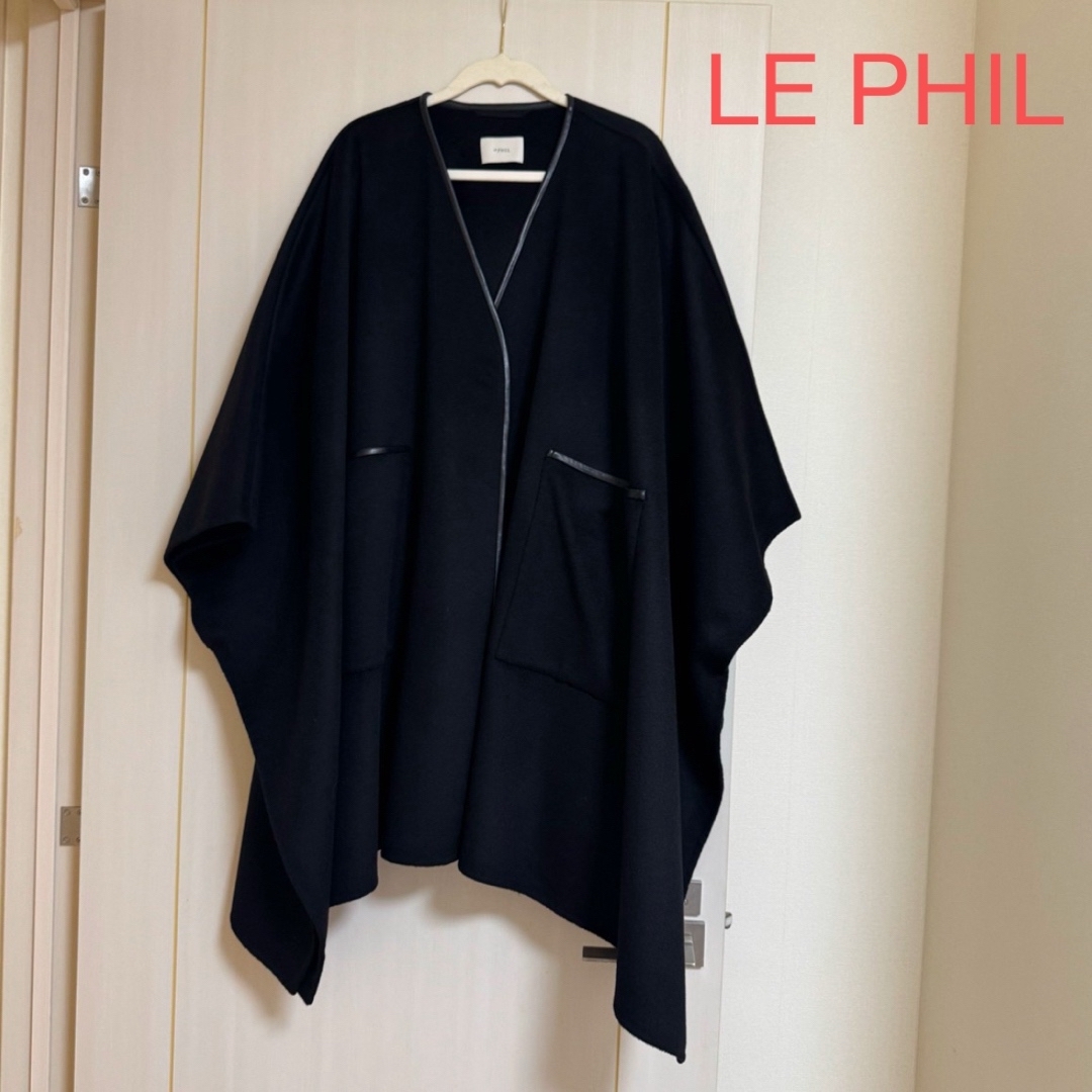 le phil ルフィル ル フィル カシミヤ ケープ ポンチョ コート le phil ルフィル ル フィル カシミヤ ケープ ポンチョ コート