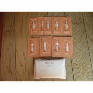 シセイドウ(SHISEIDO (資生堂))の資生堂　ベネフィーク　サンプルセット　高保湿化粧水　高保湿乳液　コットン(サンプル/トライアルキット)