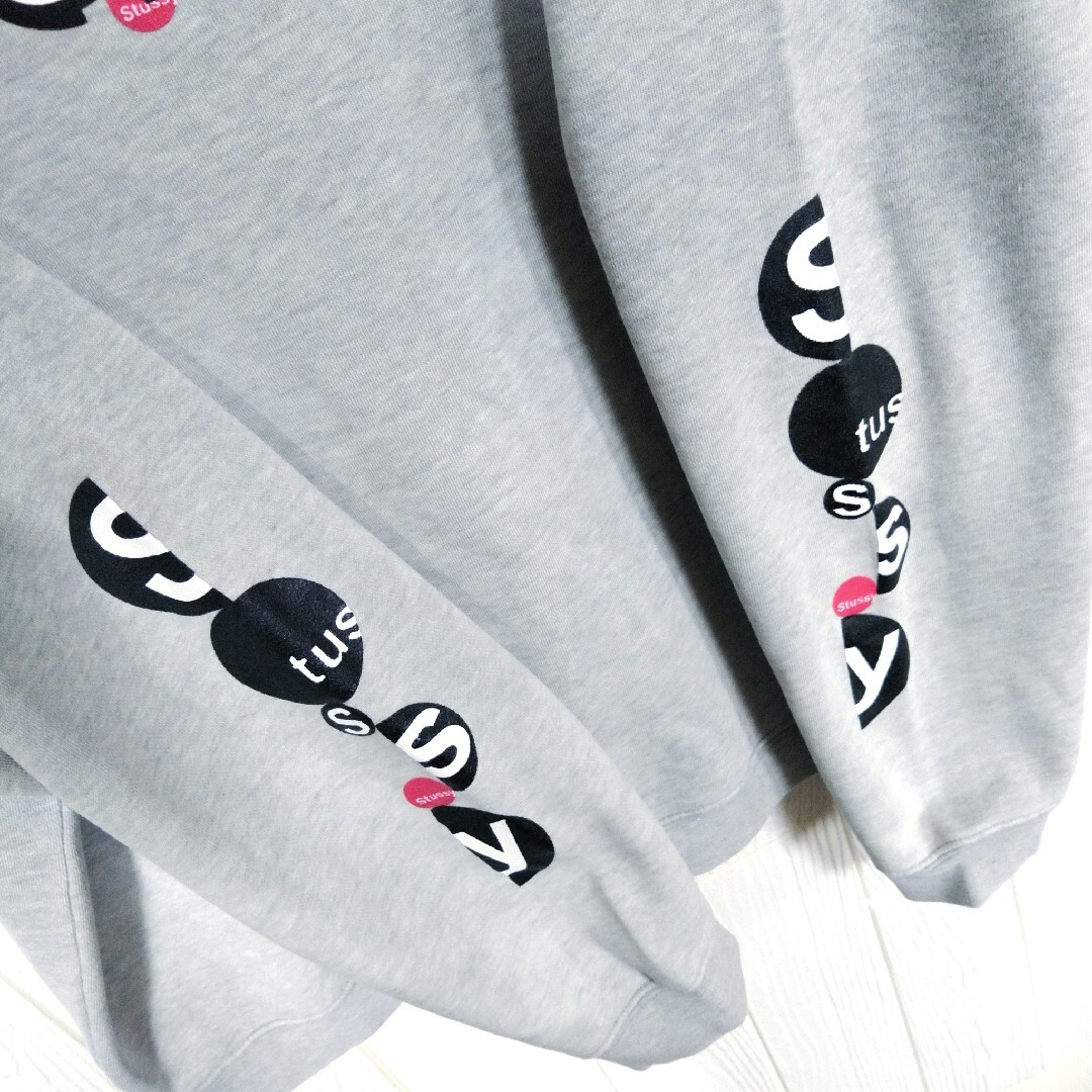 STUSSY】00s'銀タグ vintage 裏起毛 アートロゴ スウェット STUSSY】00s'銀タグ vintage 裏起毛 アートロゴ スウェット