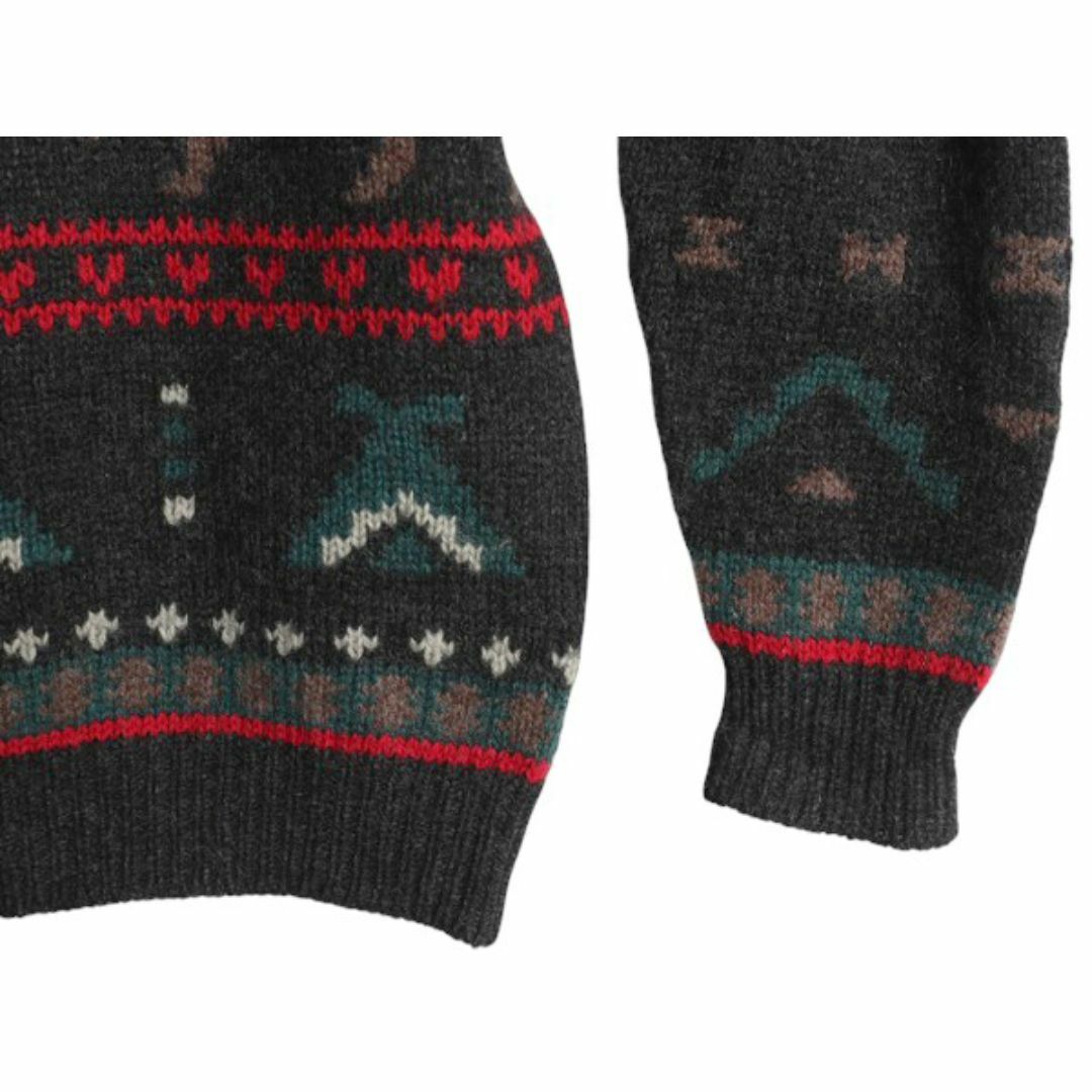 WOOLRICH - 80s ウールリッチ ノルディック 総柄 ウール ニット WOOLRICH - 80s ウールリッチ ノルディック 総柄 ウール ニット