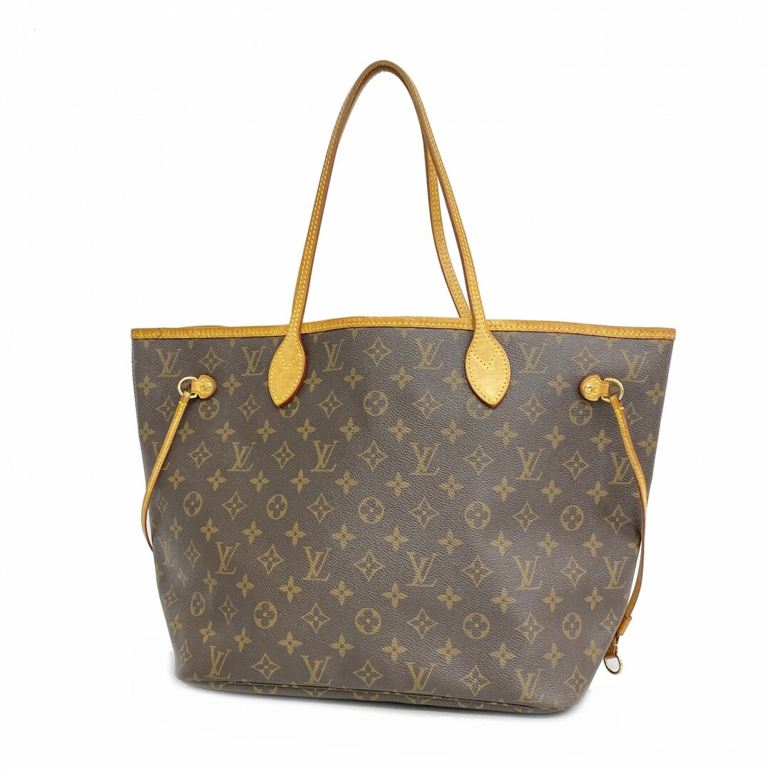 LOUIS VUITTON - 【4te5044】ルイヴィトン トートバッグ モノグラム ネヴァーフルMM M40156 ブラウン【中古】レディース