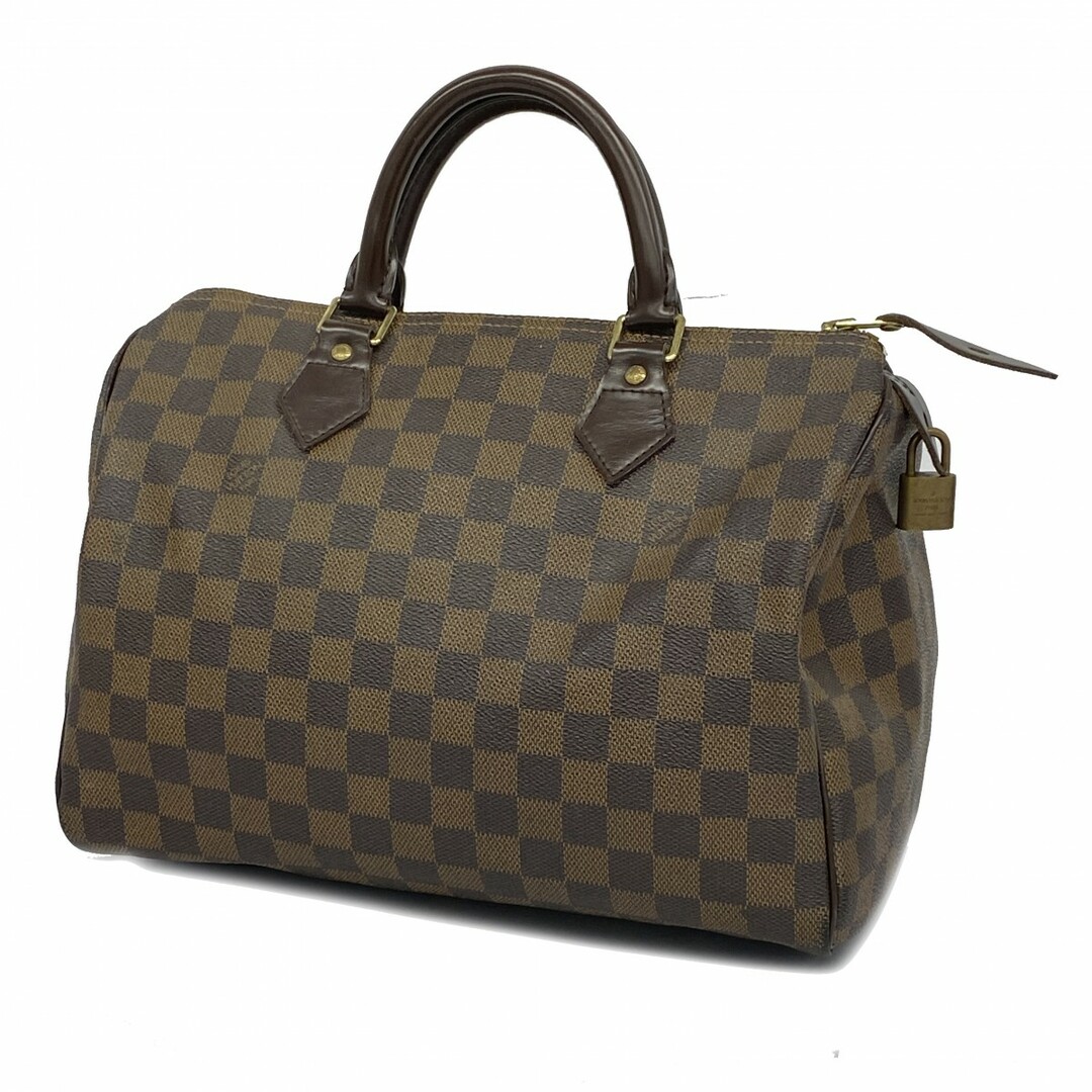 LOUIS VUITTON - 【4te5195】ルイヴィトン ハンドバッグ ダミエ スピーディ30 N41531 エベヌ【中古】レディース