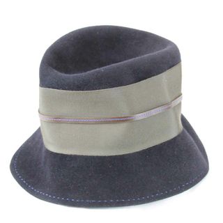 美品『USED』 Lola 帽子 ハット ラビット ブラック【中古】(ハット)