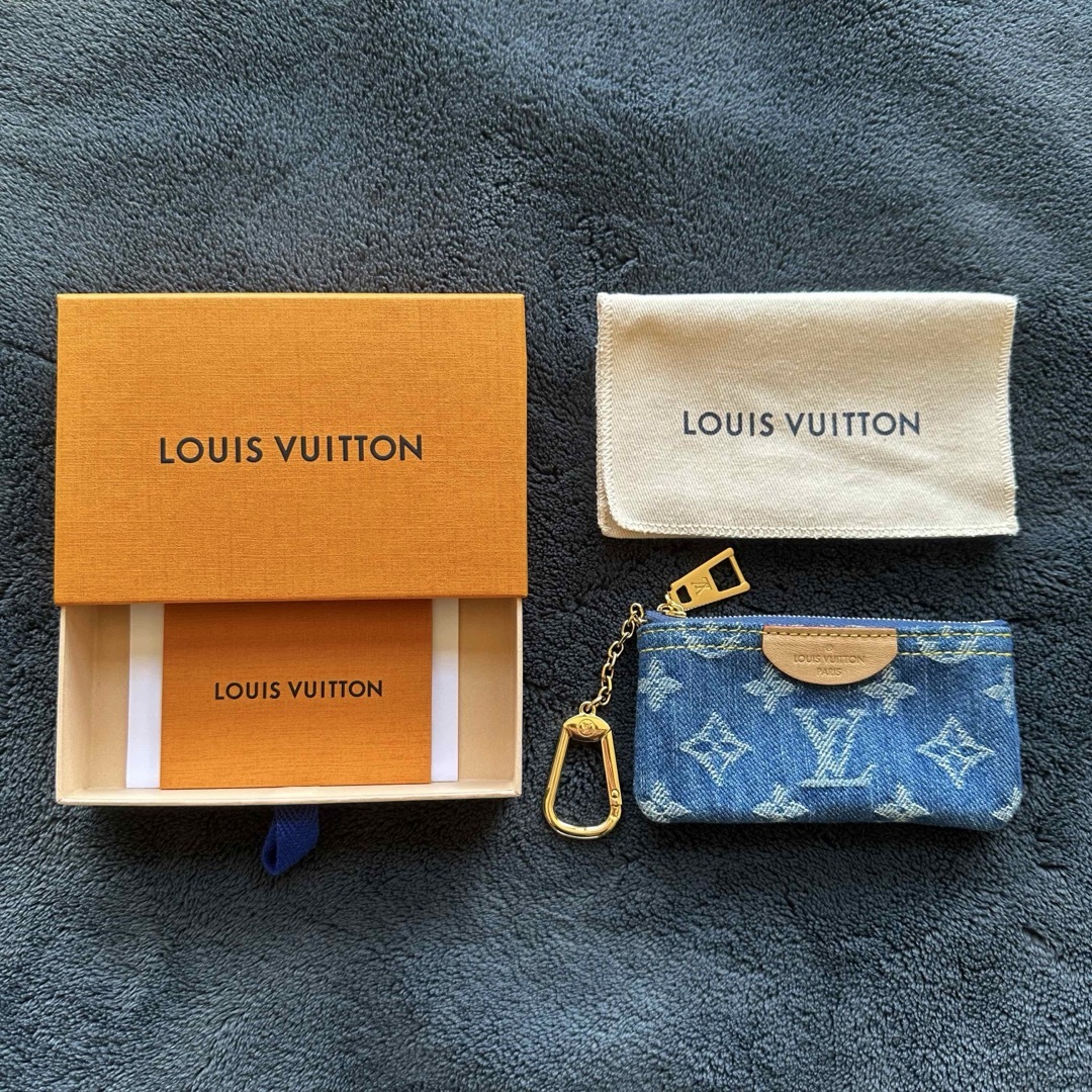 LOUIS VUITTON - ルイ･ヴィトン モノグラムデニム LVリミックス ポシェットクレ コインケース