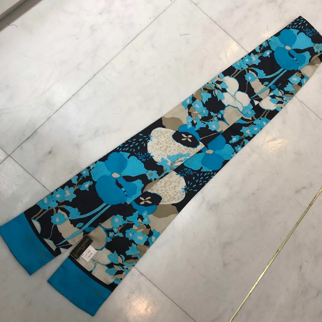 LOUIS VUITTON - ☆美品☆LOUIS VUITTON バンドー 花柄 シルク LOUIS VUITTON - ☆美品☆LOUIS VUITTON バンドー 花柄 シルク