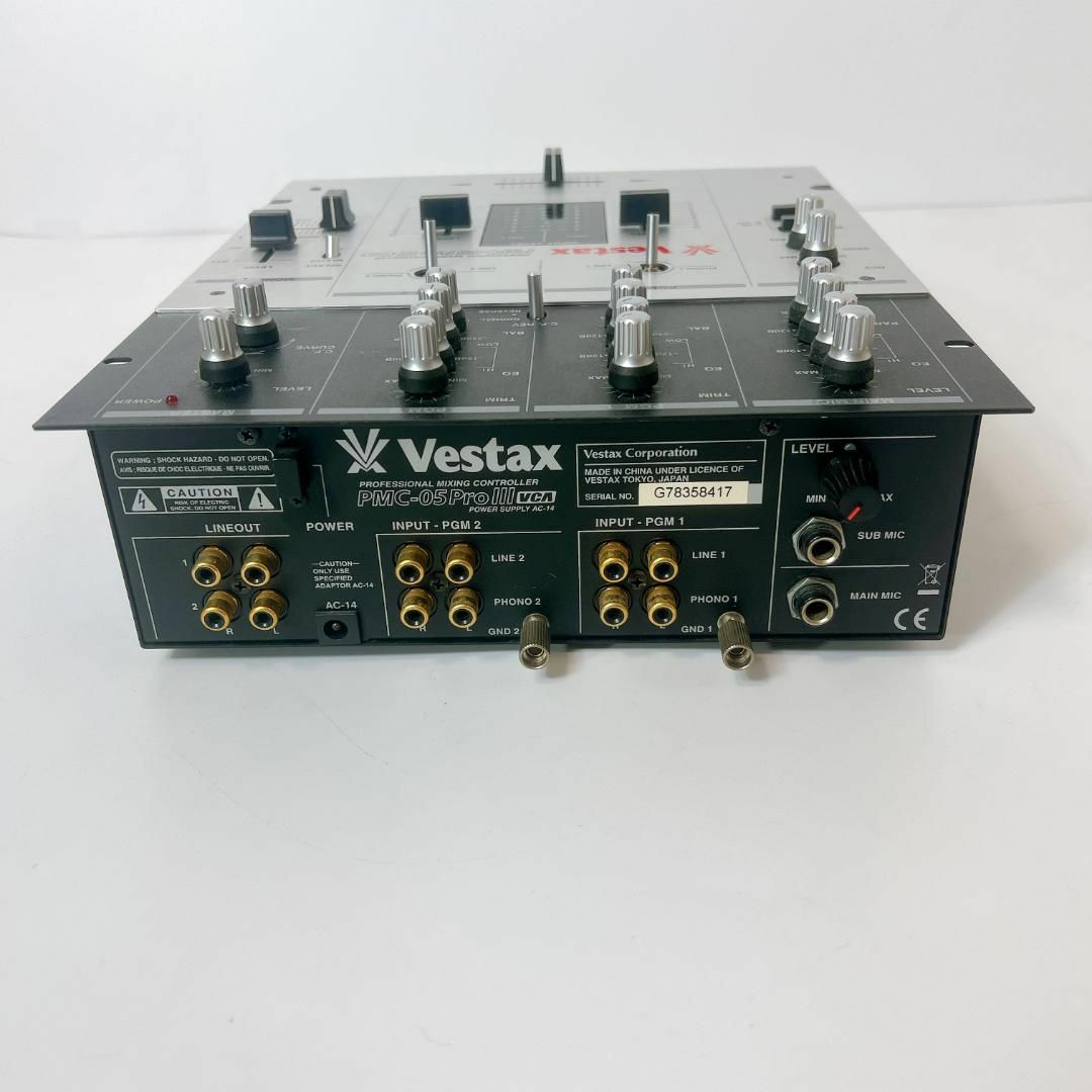 Vestax せつなく PMC-05Pro III DJミキサー Vestax せつなく PMC-05Pro III DJミキサー
