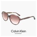 【新品】 レディース カルバンクライン サングラス ck23553slb 519 55mm calvin klein FEMALE モデル オーバル 型 UVカット UV400 紫外線対策 カルバン・クライン グラデーション レンズ