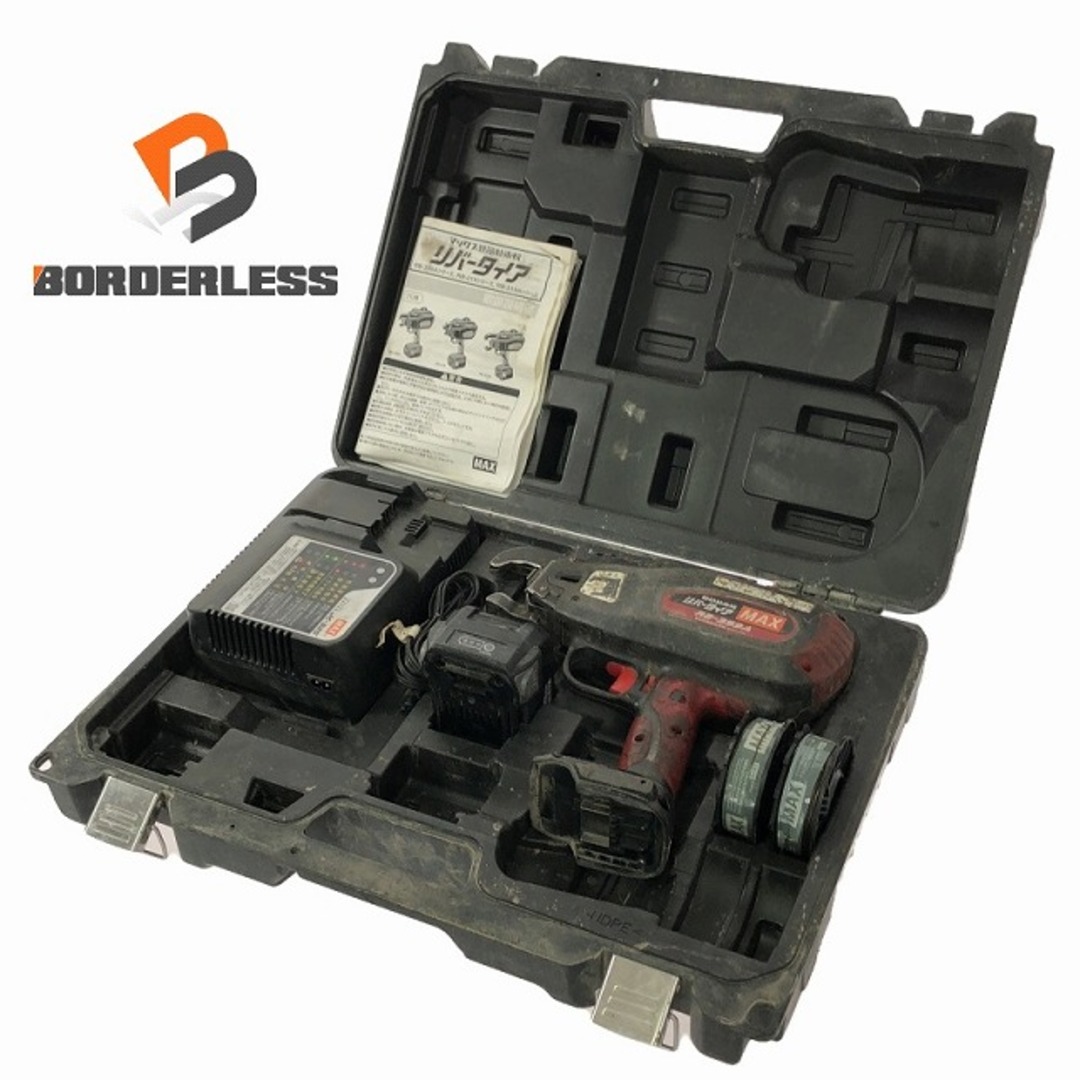 ☆中古品☆MAX マックス 14.4V 充電式鉄筋結束機 リバータイア ☆中古品☆MAX マックス 14.4V 充電式鉄筋結束機 リバータイア