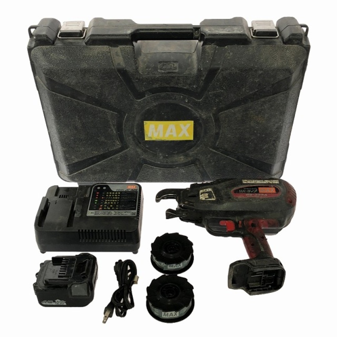 ☆中古品☆MAX マックス 14.4V 充電式鉄筋結束機 リバータイア ☆中古品☆MAX マックス 14.4V 充電式鉄筋結束機 リバータイア