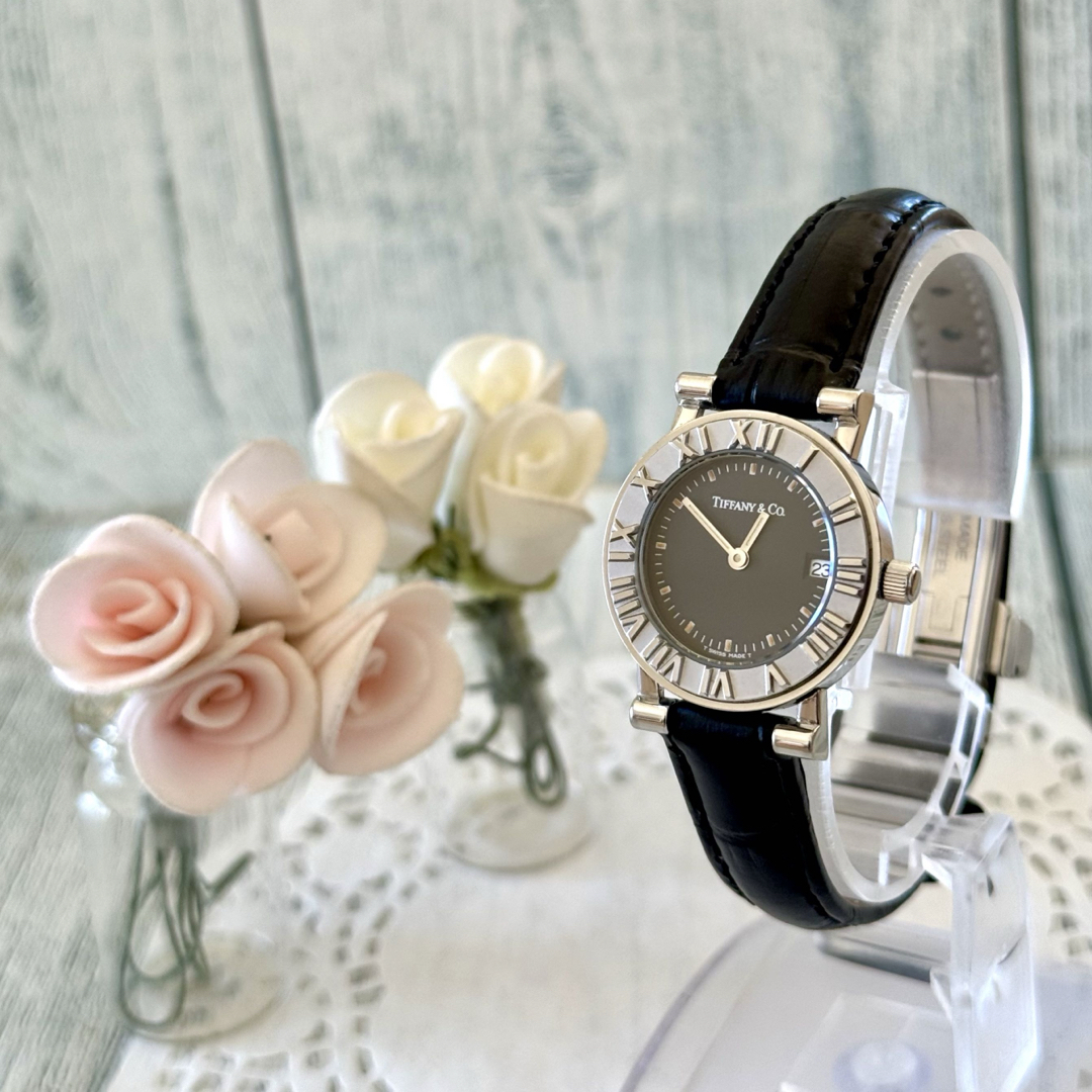 電池交換済】TIFFANY&Co ティファニー 腕時計 レディース アトラス 電池交換済】TIFFANY&Co ティファニー 腕時計 レディース アトラス