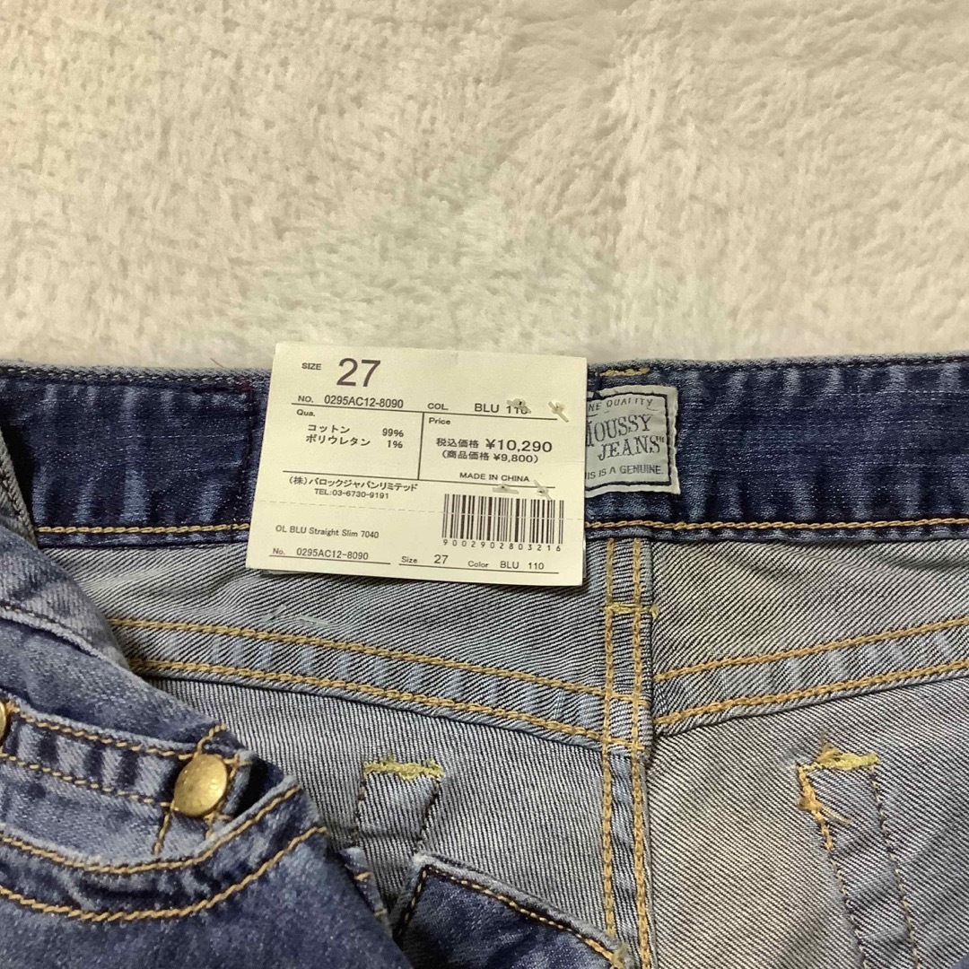 moussy - 【新品・タグ付】 MOUSSY デニム 27インチ Straight moussy - 【新品・タグ付】 MOUSSY デニム 27インチ Straight