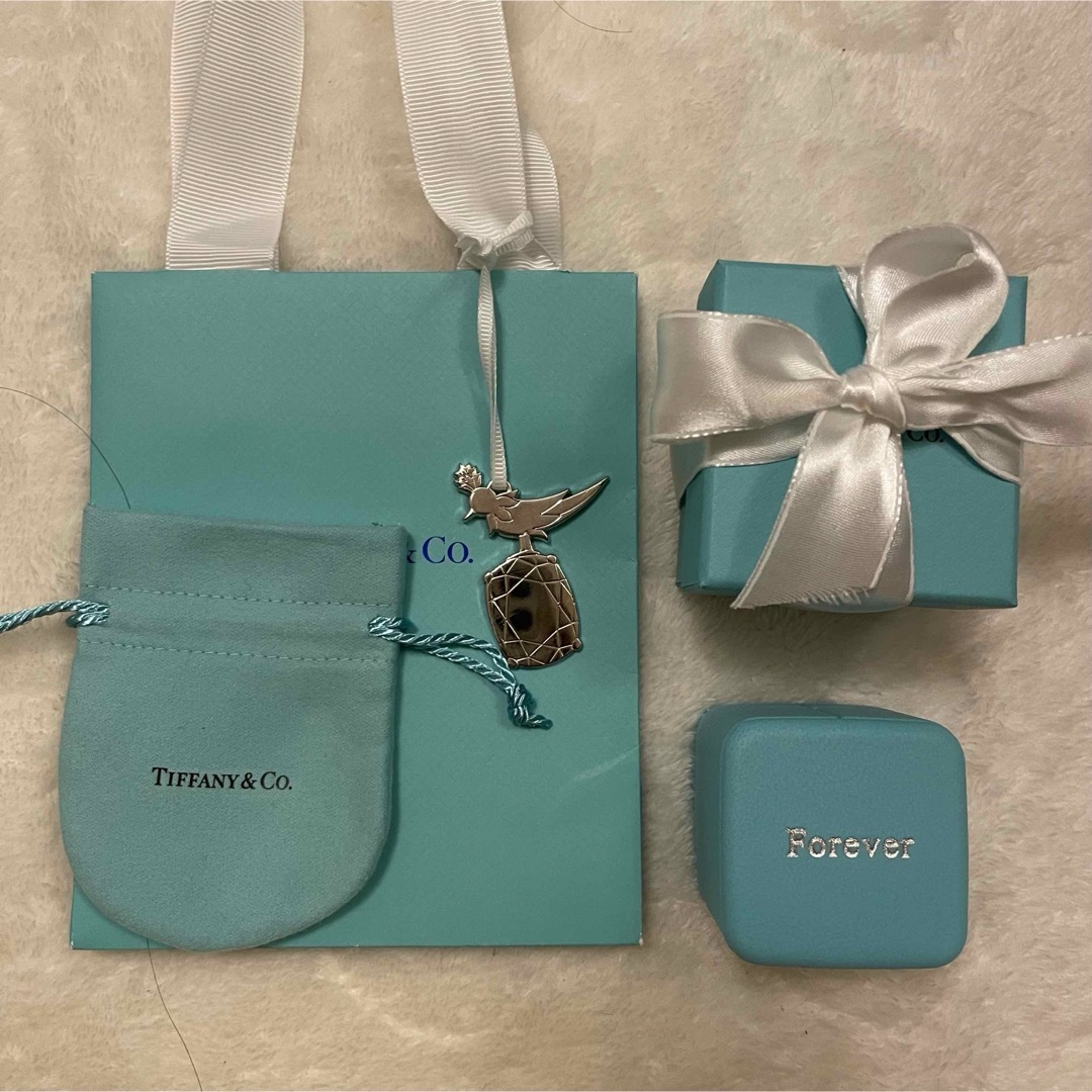 ティファニー リングケース Forever 空箱 巾着 リボン 紙袋 チャーム ティファニー リングケース Forever 空箱 巾着 リボン 紙袋 チャーム
