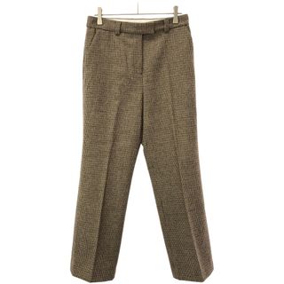 ドゥーズィエムクラス(DEUXIEME CLASSE)のDeuxieme Classe EVERYDAY I LIKE. ドゥーズィエムクラス エヴリデイアイライク 21AW Slim Flare ハウンドトゥースチェックスラックスパンツ 21030500803030 ブラウン系 34(その他)