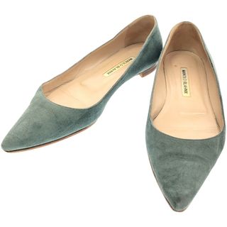 MANOLO BLAHNIK(ハイヒール/パンプス ・ グリーン・カーキ/緑色 MANOLO BLAHNIK(ハイヒール/パンプス ・ グリーン・カーキ/緑色