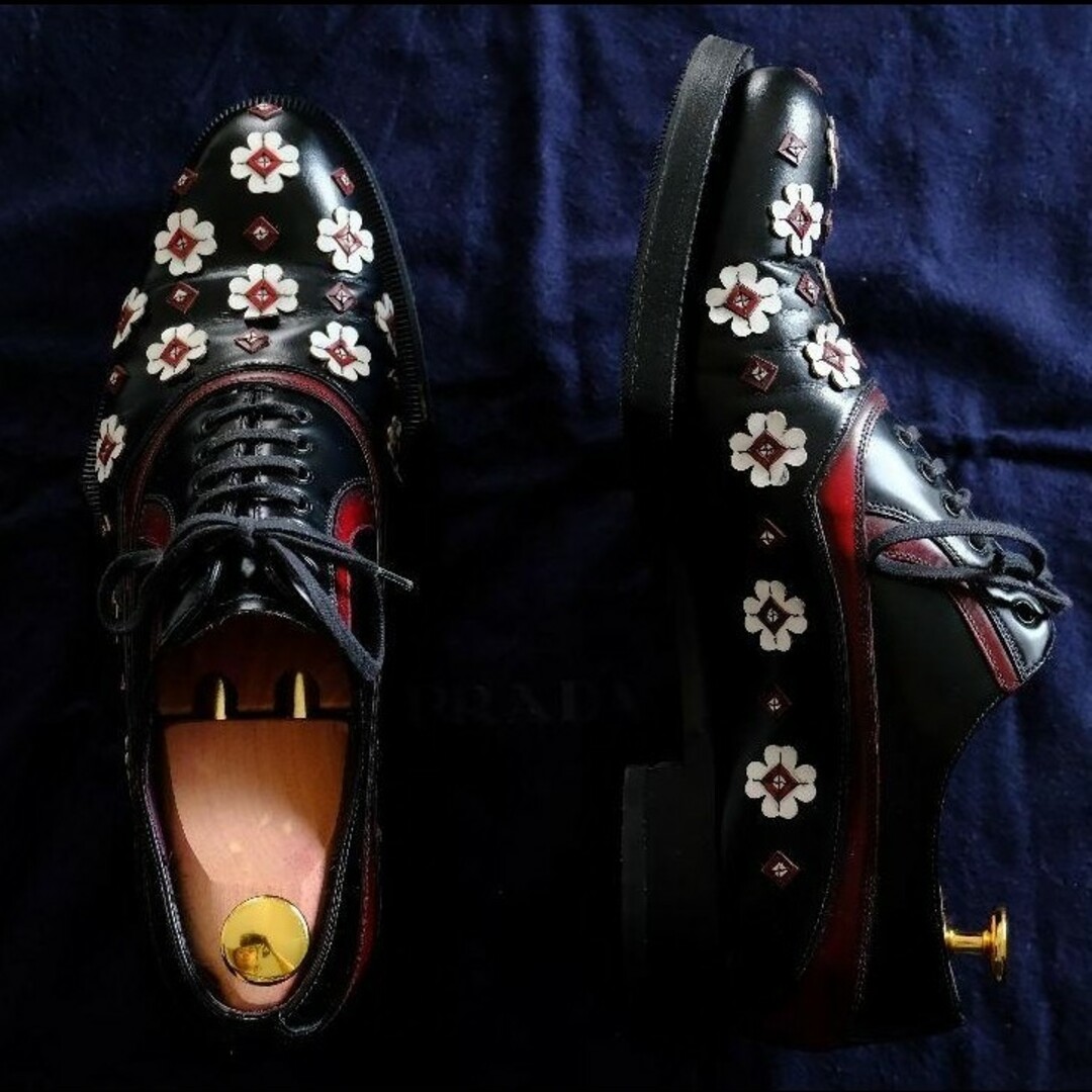 PRADA - Prada 12aw flower shoes 39.5の通販 by spectrum PRADA - Prada 12aw flower shoes 39.5の通販 by spectrum