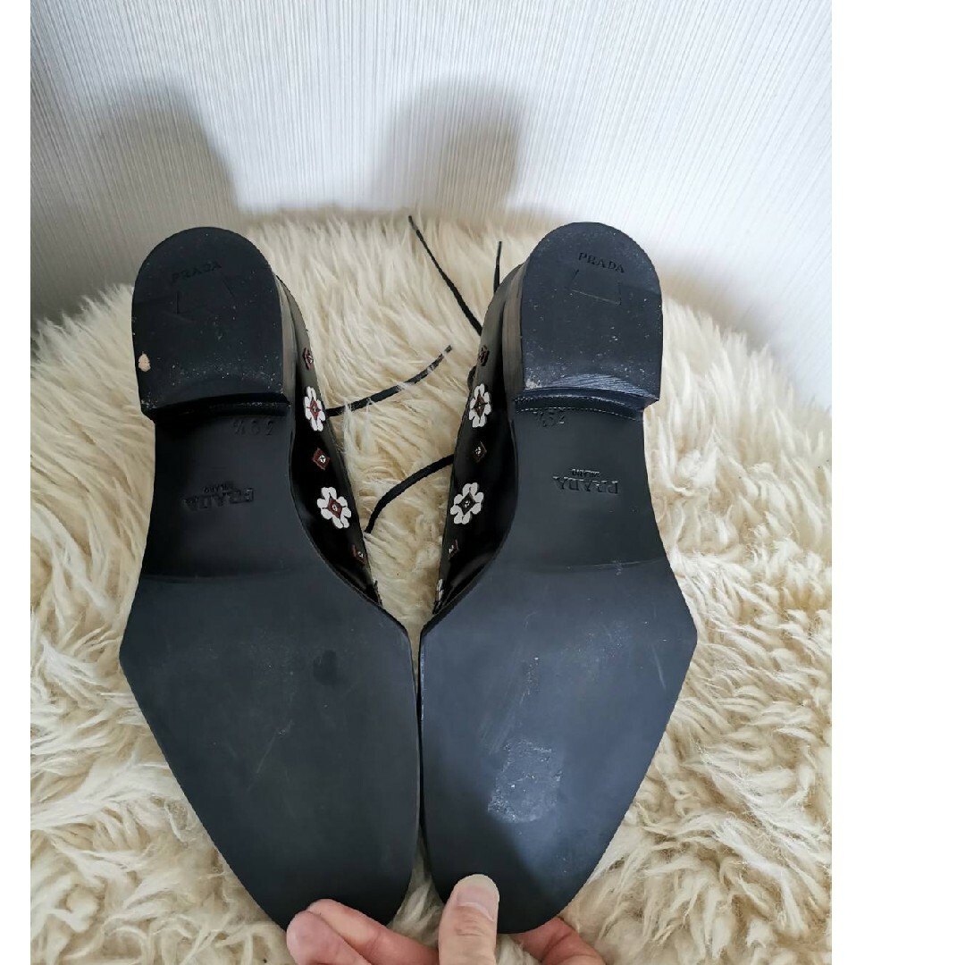 PRADA - Prada 12aw flower shoes 39.5の通販 by spectrum PRADA - Prada 12aw flower shoes 39.5の通販 by spectrum