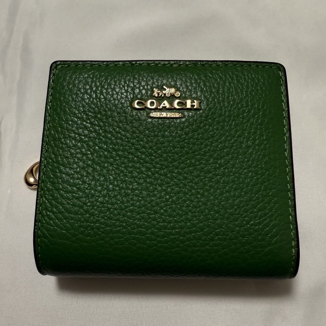 新品 未使用 coach コーチ 折財布 緑 グリーン 母の日 メンズ 新品 未使用 coach コーチ 折財布 緑 グリーン 母の日 メンズ