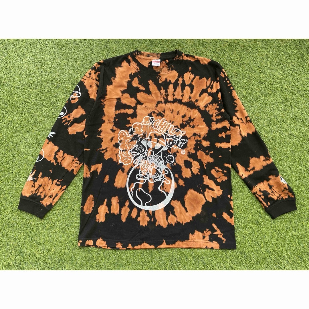 ハンドメイド 染色 タイダイ長袖Tシャツ ロンT オリジナル ハンドメイド 染色 タイダイ長袖Tシャツ ロンT オリジナル