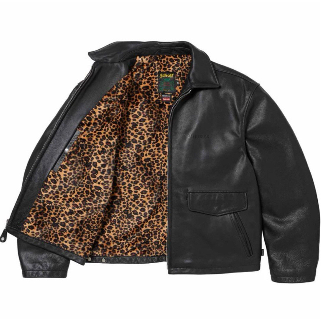 Supreme - Supreme x Schott Leather Racer Jacket Lの通販 by Supreme - Supreme x Schott Leather Racer Jacket Lの通販 by